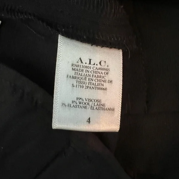 Alc high waisted Morgan pant size 4